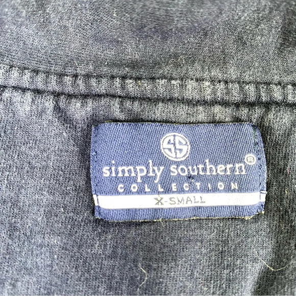 Simply Southern Shep Embroidered Long Sleeve Quarter Zip Pullover Sweatshirt - Picture 8 of 14